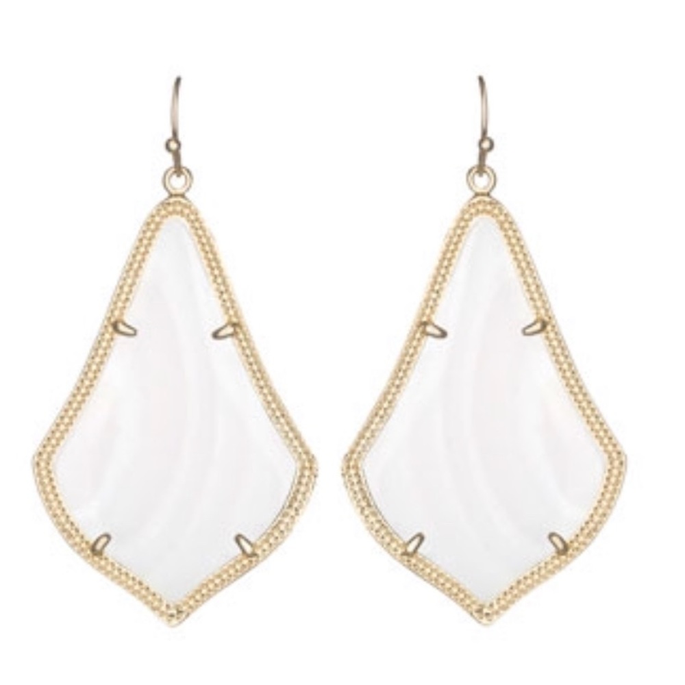 Kendra Scott Alexandra Large White Mother of Pearl
